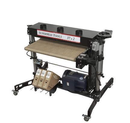 Supermax double clearance drum sander