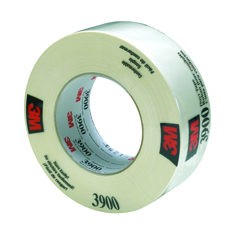 3M 49829 Duct Tape 3900 White 48WS